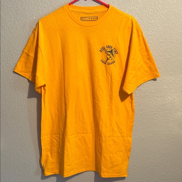 Other - Yellow Graphic Fishing Shirt